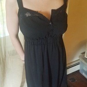 Size XS Mudd Black Sundress with Lacy Top